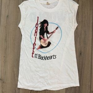 Vintage Joan Jett And The Blackhearts Single Stitch Shirt Made In USA Large 80s